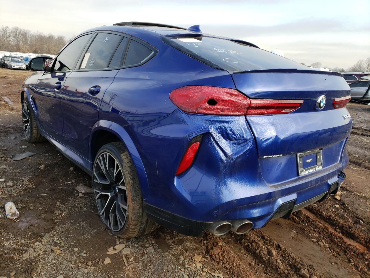 Photo 3 from auction – 2021 BMW X6 M with VIN 5YMCY0C00M9E24050