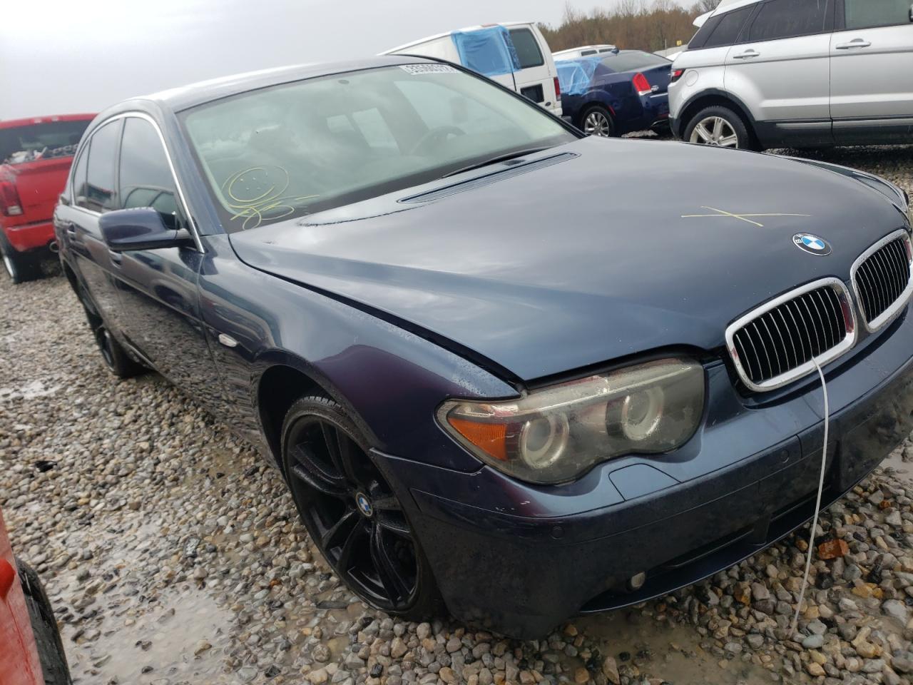 BMW 745 I 2005 with VIN WBAGL63555DP75309 - Photo from auction