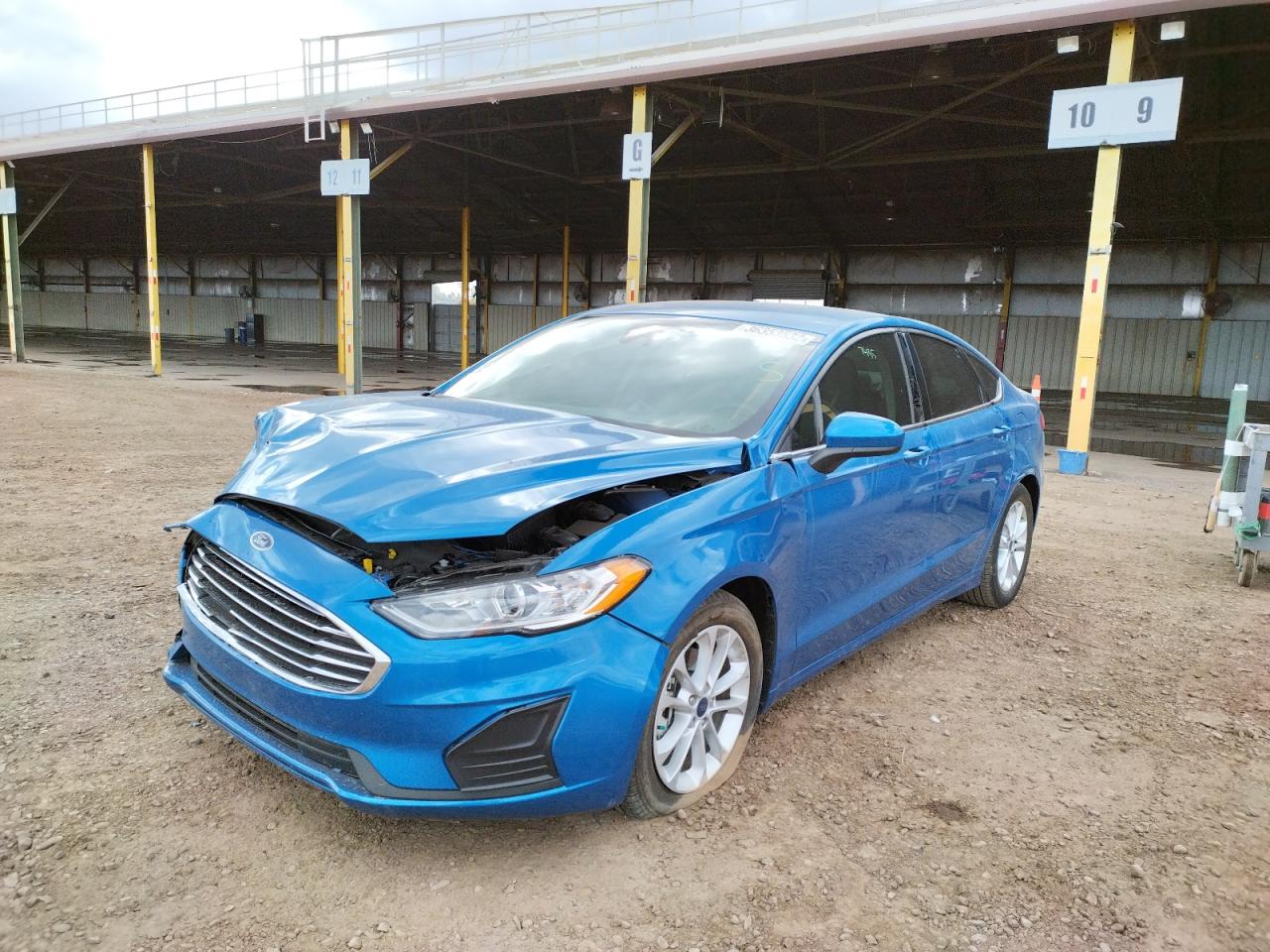 Photo 2 from auction – 2019 FORD FUSION SE with VIN 3FA6P0HD1KR232774