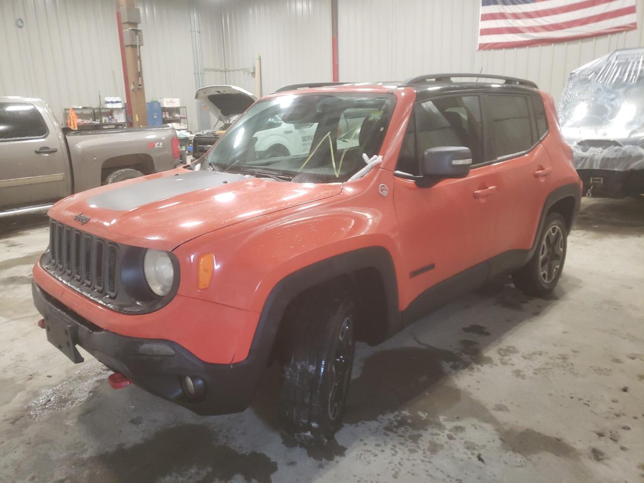 Photo 2 from auction – 2017 JEEP RENEGADE T with VIN ZACCJBCB2HPE57062