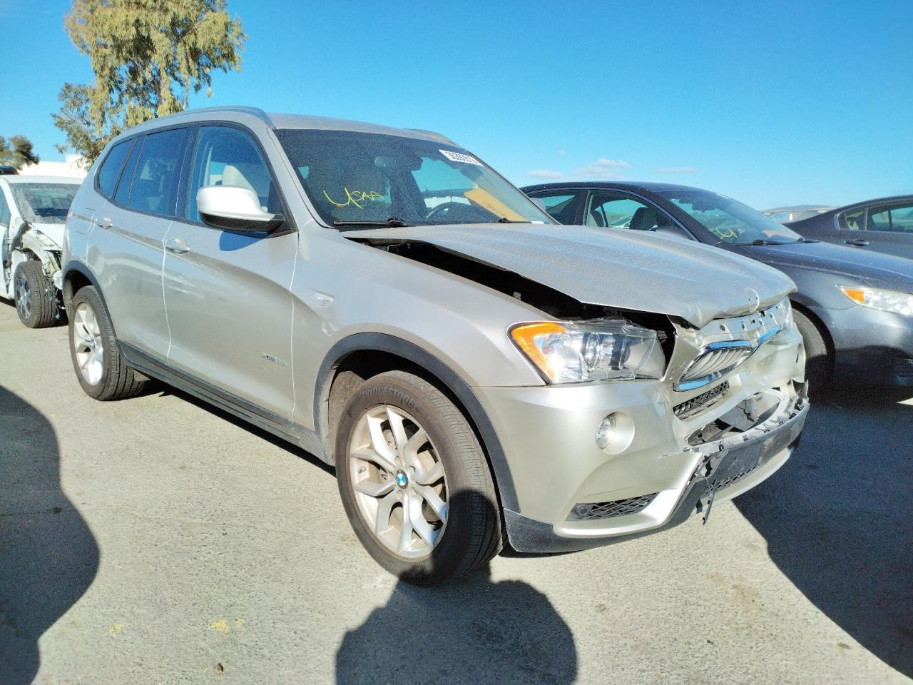 BMW X3 XDRIVE3 2012 with VIN 5UXWX7C52CL976188 - Photo from auction