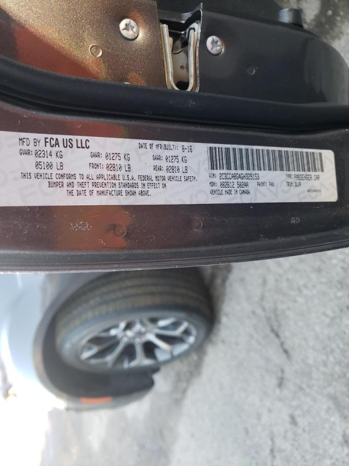 Photo 10 from auction – 2016 CHRYSLER 300 S with VIN 2C3CCABG4GH329153