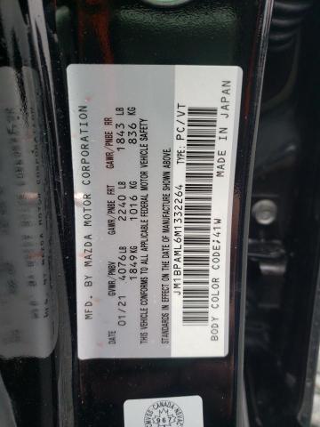 Photo 10 from auction – 2021 MAZDA 3 PREMIUM with VIN JM1BPAML6M1332264