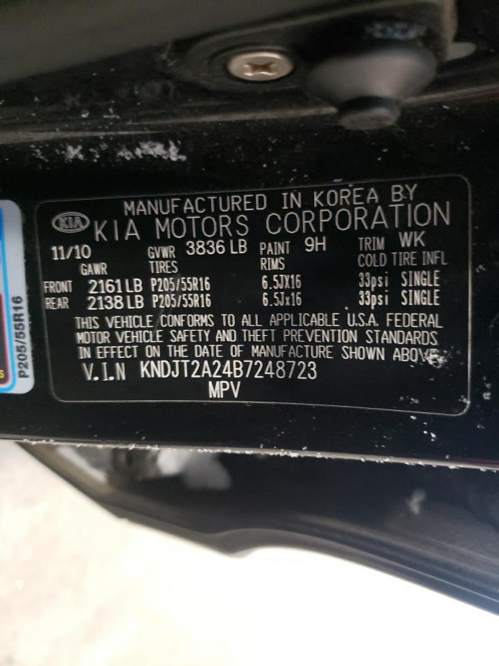 Photo 10 from auction – 2011 KIA SOUL + with VIN KNDJT2A24B7248723