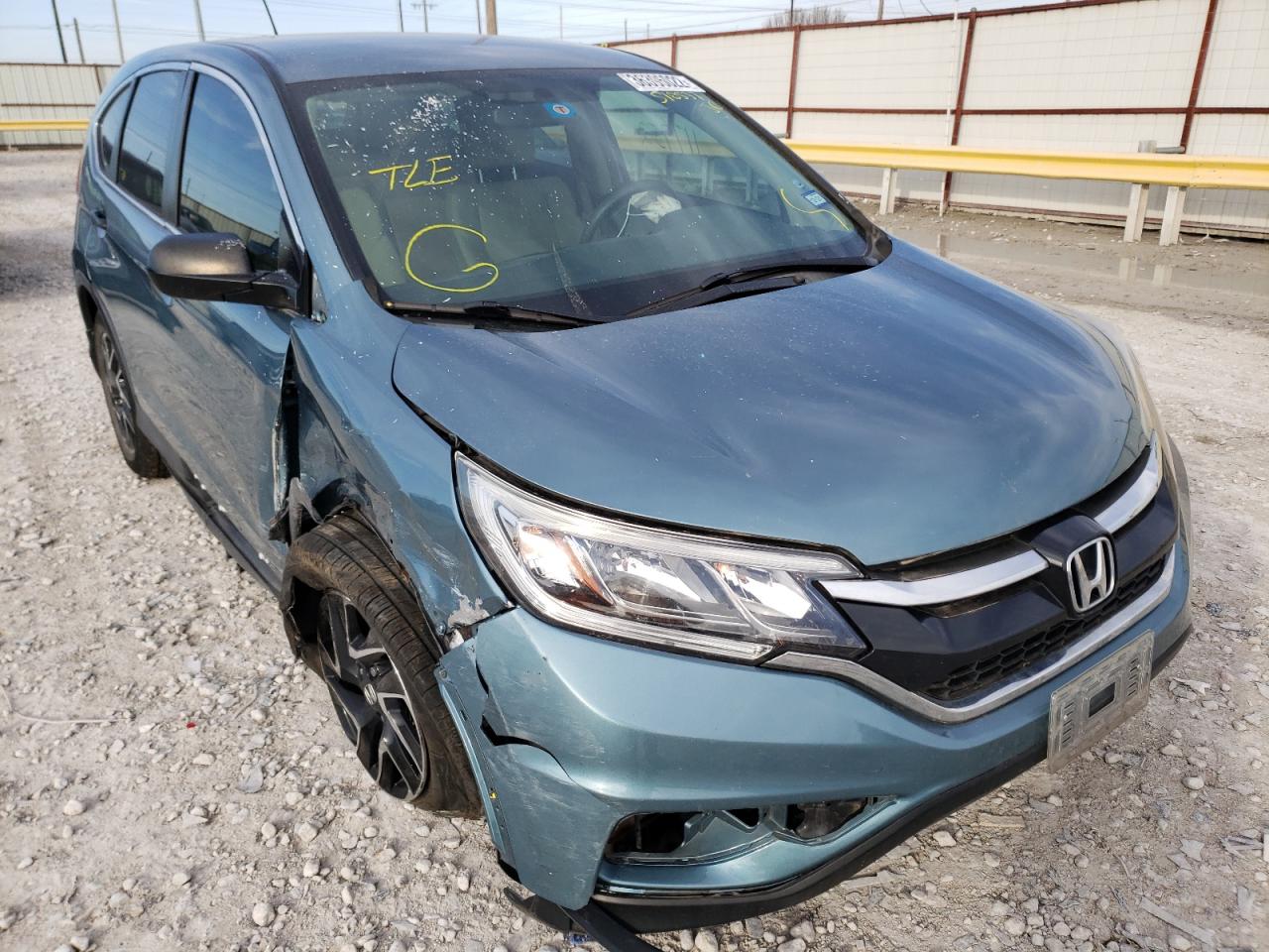 Photo 1 from auction – 2016 HONDA CR-V SE with VIN 2HKRM3H43GH510537