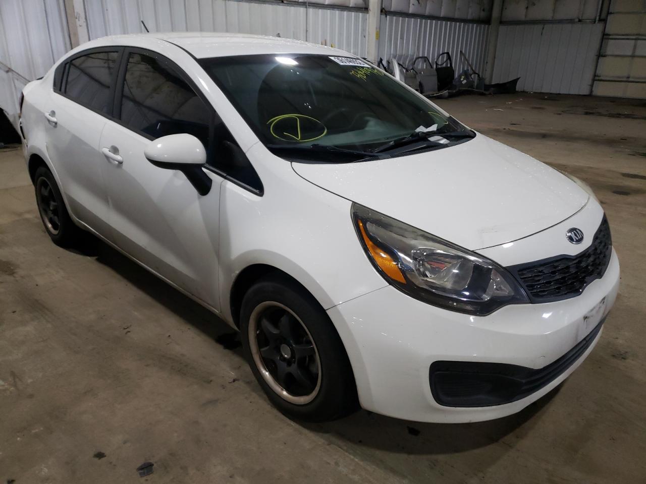KIA RIO LX 2013 with VIN KNADM4A39D6263268 - Photo from auction
