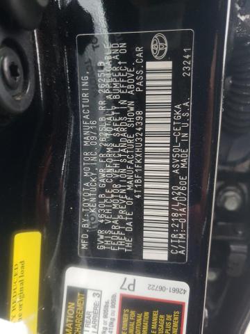 Photo 10 from auction – 2017 TOYOTA CAMRY LE with VIN 4T1BF1FKXHU324398