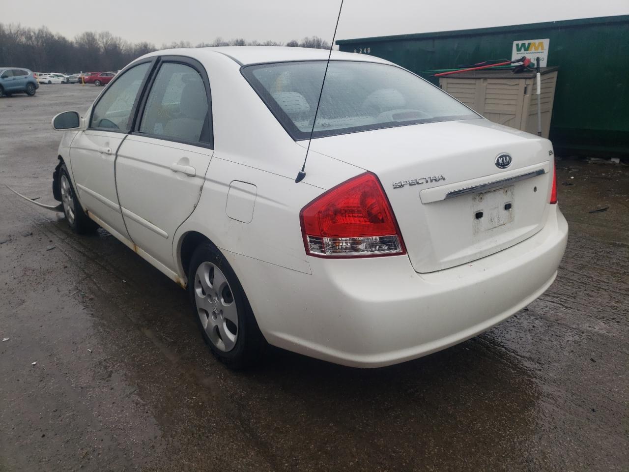 Photo 3 from auction – 2007 KIA SPECTRA with VIN KNAFE122575452620