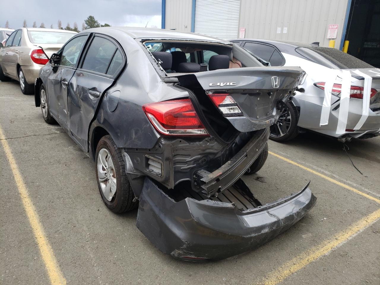 Photo 3 from auction – 2013 HONDA CIVIC LX with VIN 19XFB2F56DE258684