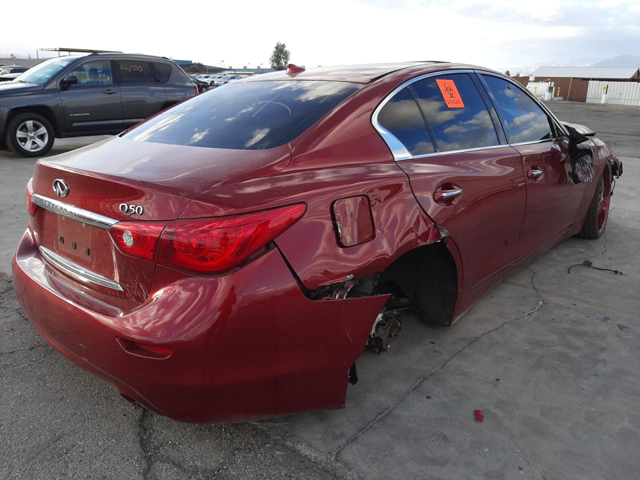 Photo 4 from auction – 2015 INFINITI Q50 BASE with VIN JN1BV7AP5FM358505