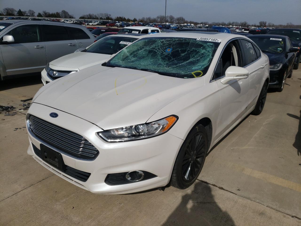 Photo 2 from auction – 2016 FORD FUSION SE with VIN 3FA6P0H96GR381992