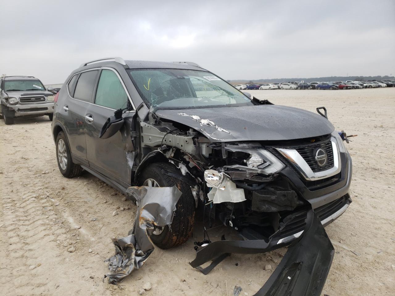 NISSAN ROGUE S 2019 with VIN KNMAT2MT9KP532921 - Photo from auction