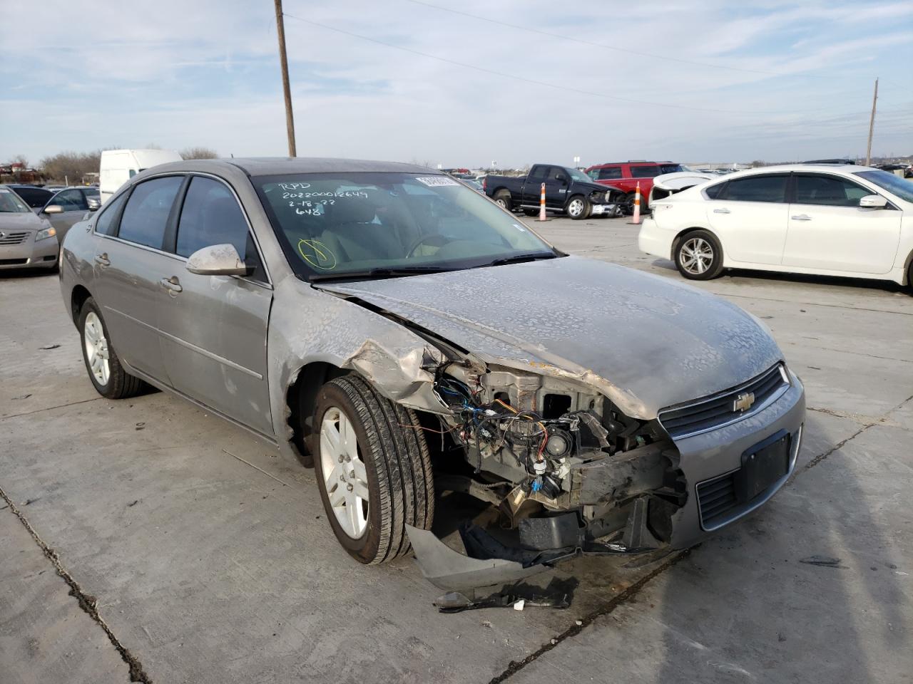 CHEVROLET IMPALA LT 2007 with VIN 2G1WC58RX79325751 - Photo from auction