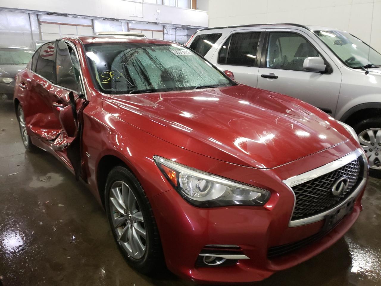 INFINITI Q50 BASE 2016 with VIN JN1CV7AR7GM250801 - Photo from auction