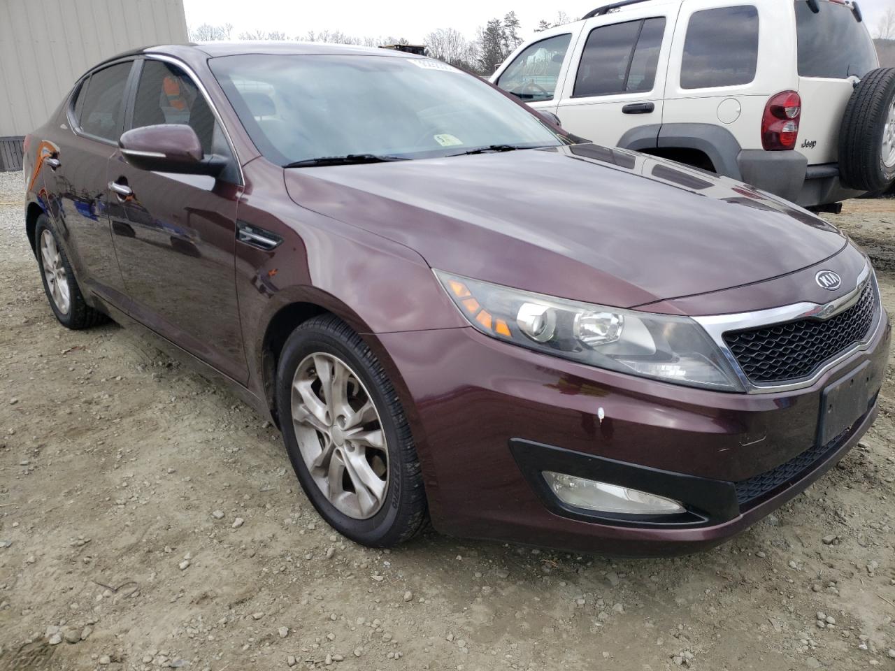 KIA OPTIMA EX 2012 with VIN 5XXGN4A70CG070586 - Photo from auction