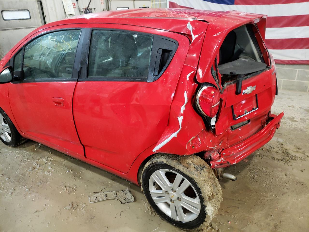 Photo 10 from auction – 2014 CHEVROLET SPARK LS with VIN KL8CA6S99EC457235