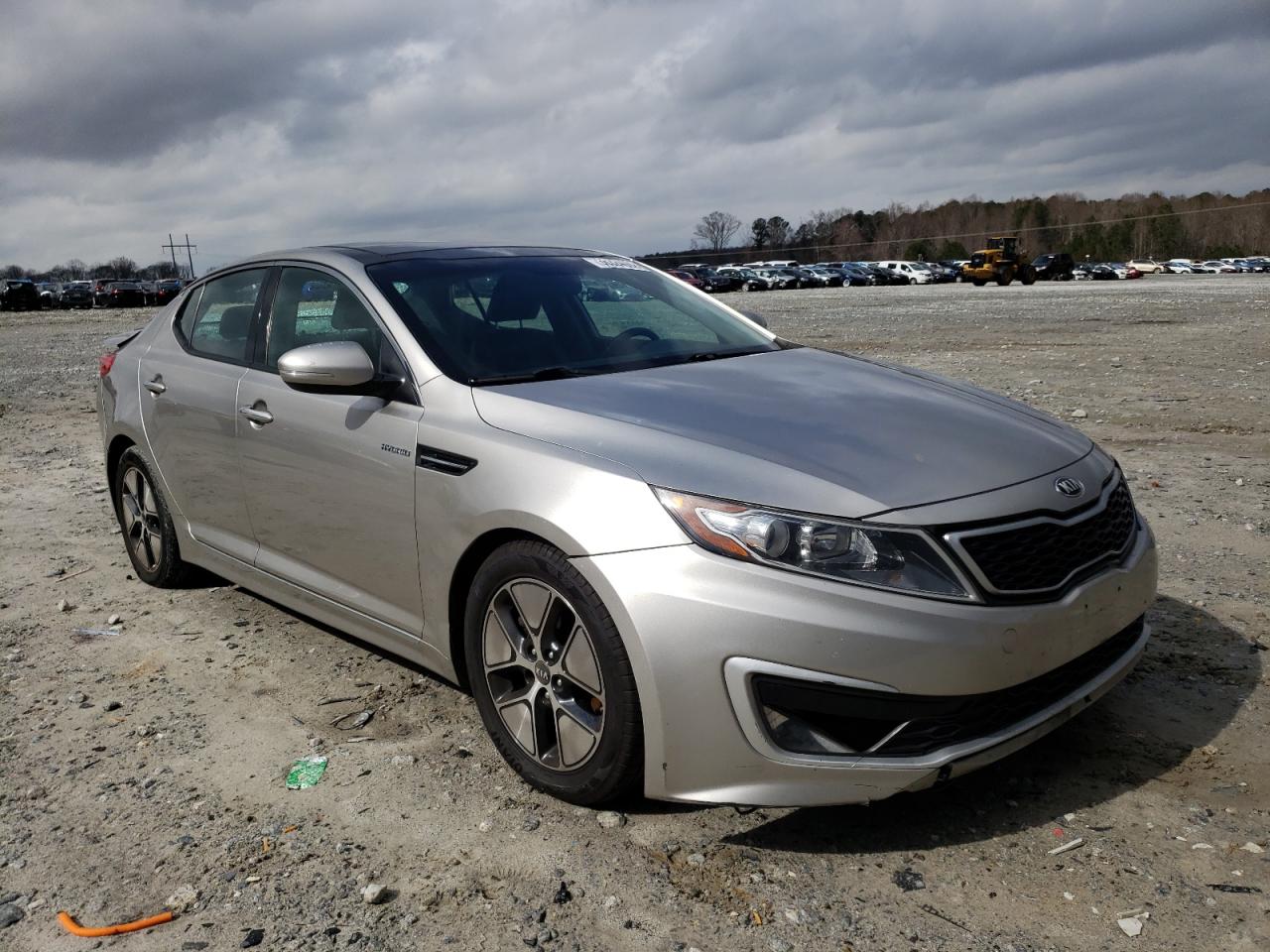 KIA OPTIMA HYB 2013 with VIN KNAGM4AD7D5040836 - Photo from auction