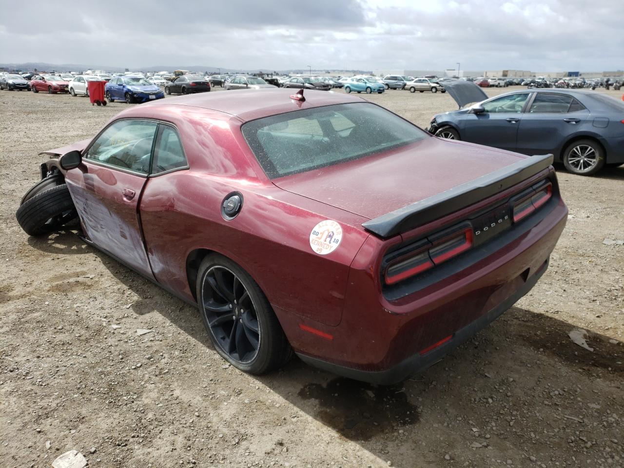 Photo 3 from auction – 2018 DODGE CHALLENGER with VIN 2C3CDZAG2JH118778