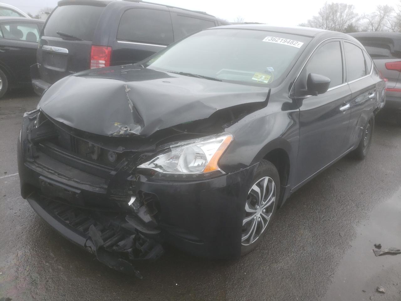 Photo 2 from auction – 2015 NISSAN SENTRA S with VIN 3N1AB7AP0FL694853
