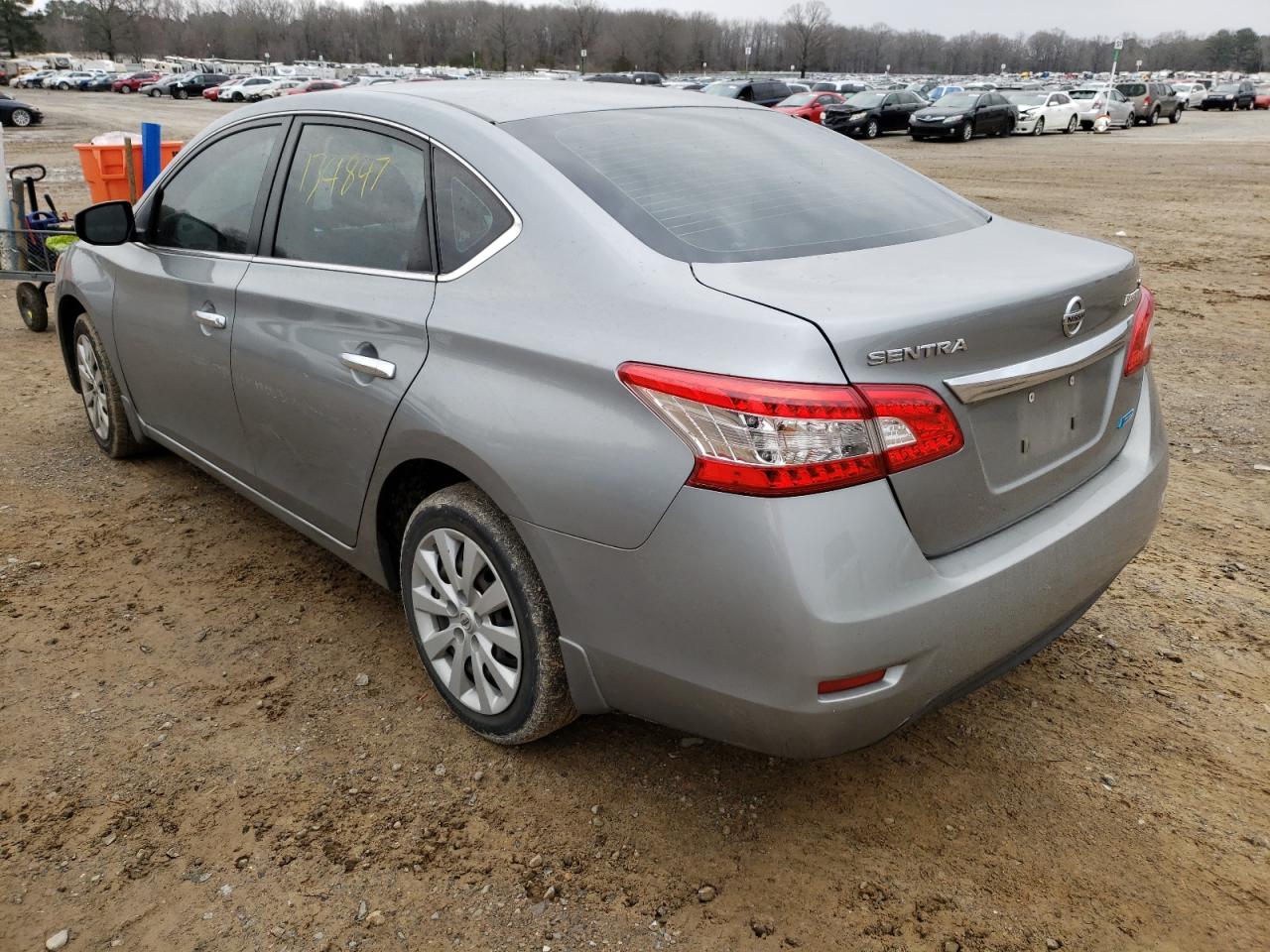 Photo 3 from auction – 2014 NISSAN SENTRA S with VIN 3N1AB7AP9EY228615