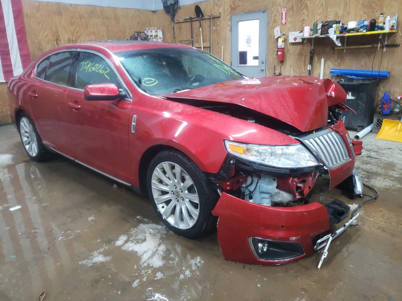 LINCOLN MKS 2010 with VIN 1LNHL9ER7AG615218 - Photo from auction