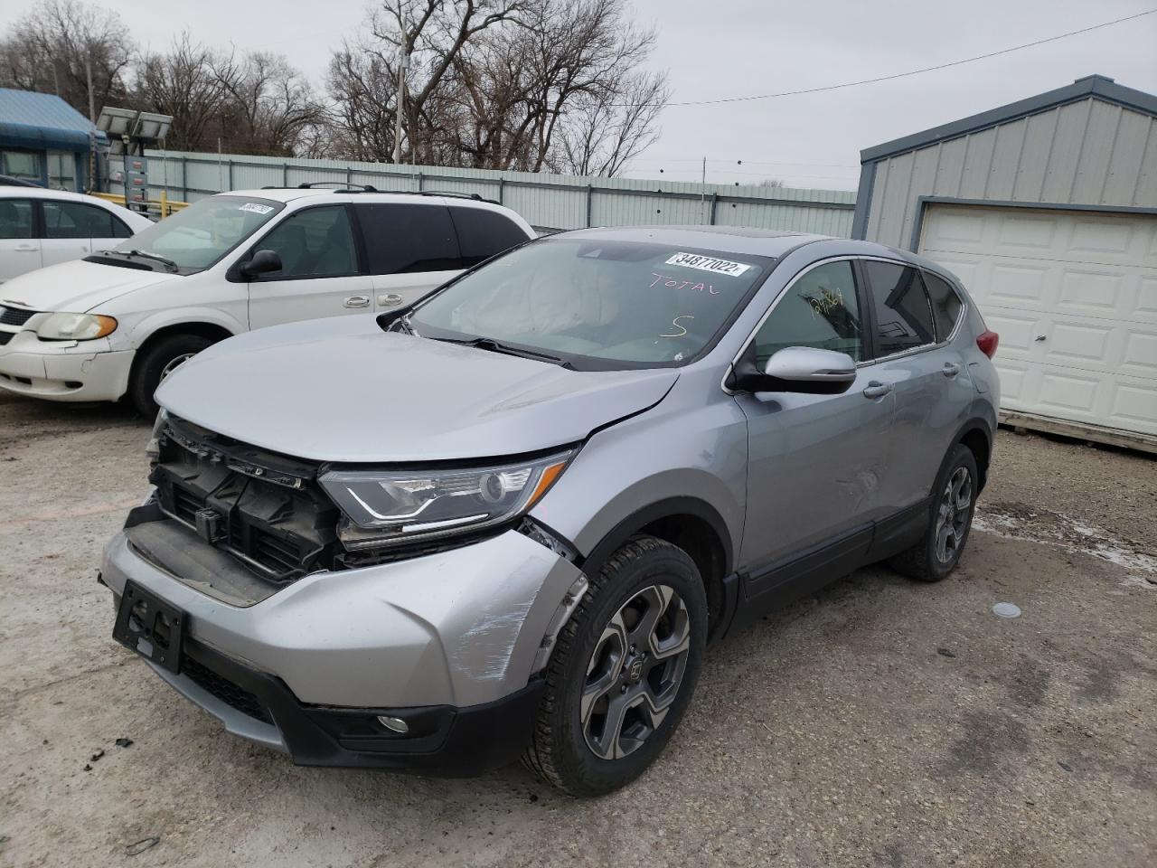 Photo 2 from auction – 2017 HONDA CR-V EX with VIN 5J6RW2H5XHL072300
