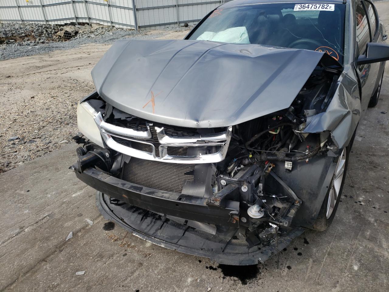 Photo 9 from auction – 2012 DODGE AVENGER SE with VIN 1C3CDZAGXCN261102