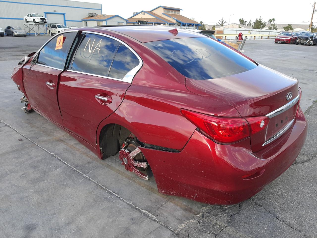 Photo 3 from auction – 2015 INFINITI Q50 BASE with VIN JN1BV7AP5FM358505
