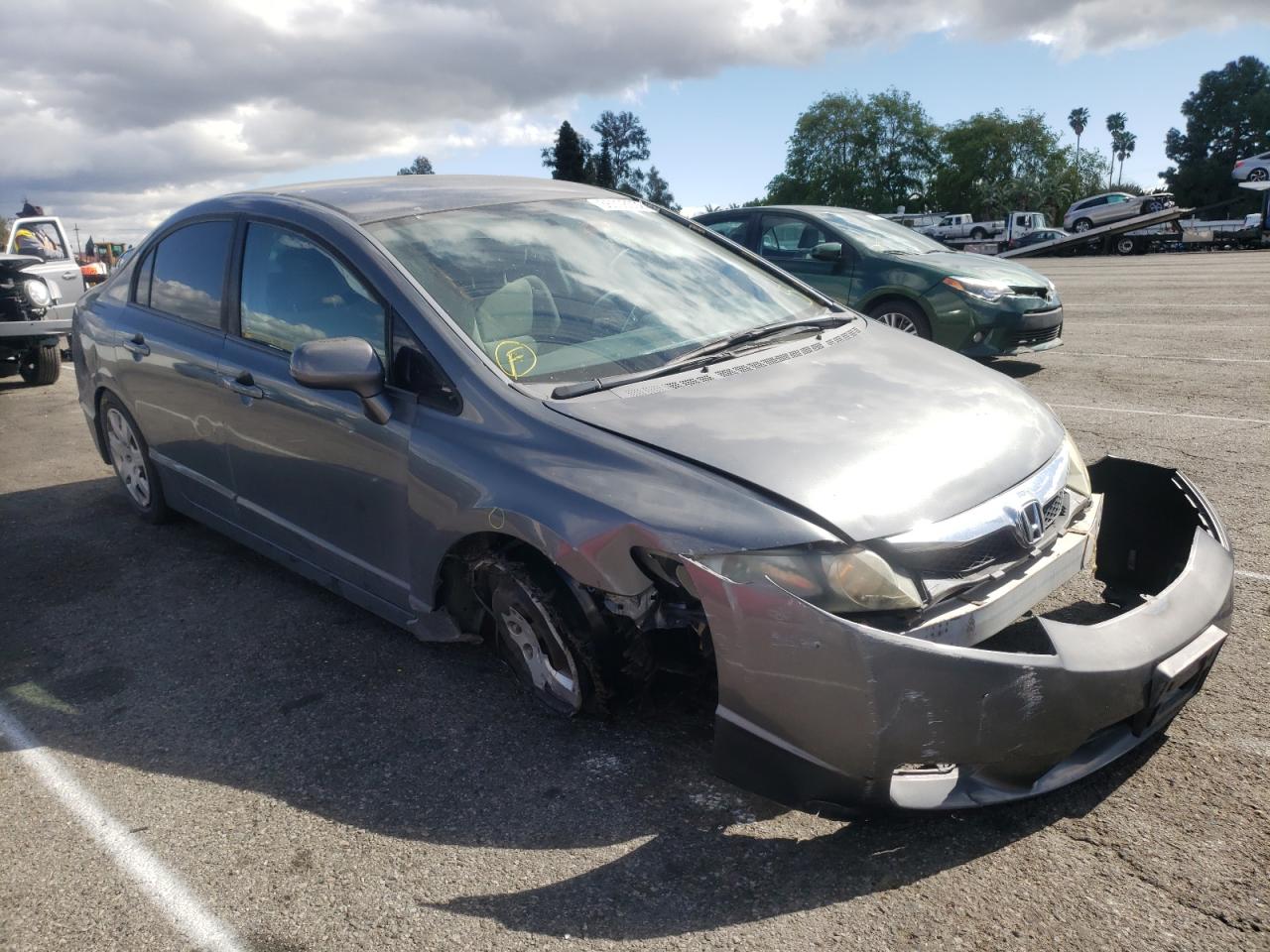 Photo 1 from auction – 2010 HONDA CIVIC LX with VIN 19XFA1F52AE038113