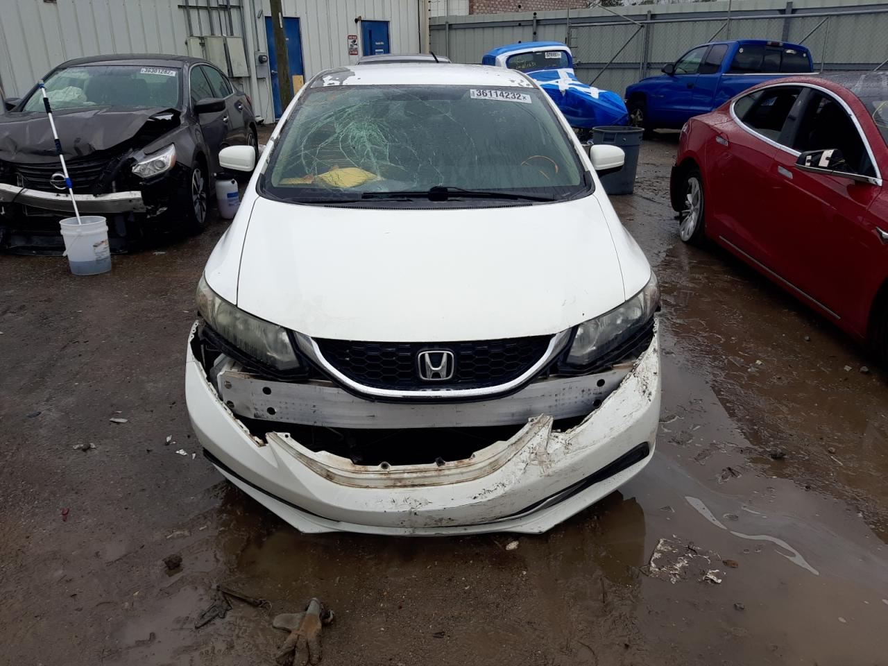 Photo 9 from auction – 2014 HONDA CIVIC LX with VIN 19XFB2F50EE020587