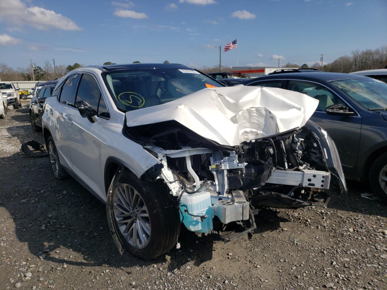 LEXUS RX 350 2021 with VIN 2T2JZMAA8MC198035 - Photo from auction