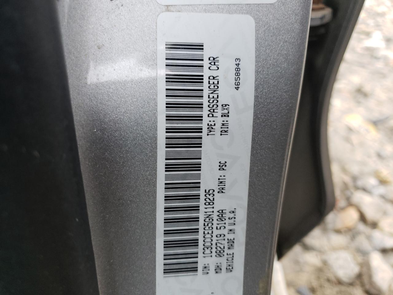 Photo 10 from auction – 2016 CHRYSLER 200 C with VIN 1C3CCCEG5GN118235
