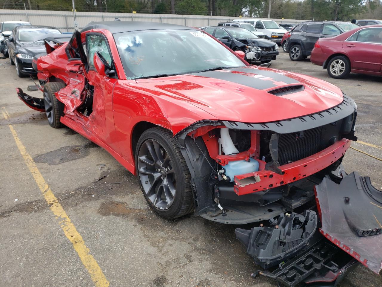 DODGE CHARGER R/ 2020 with VIN 2C3CDXCT7LH208378 - Photo from auction