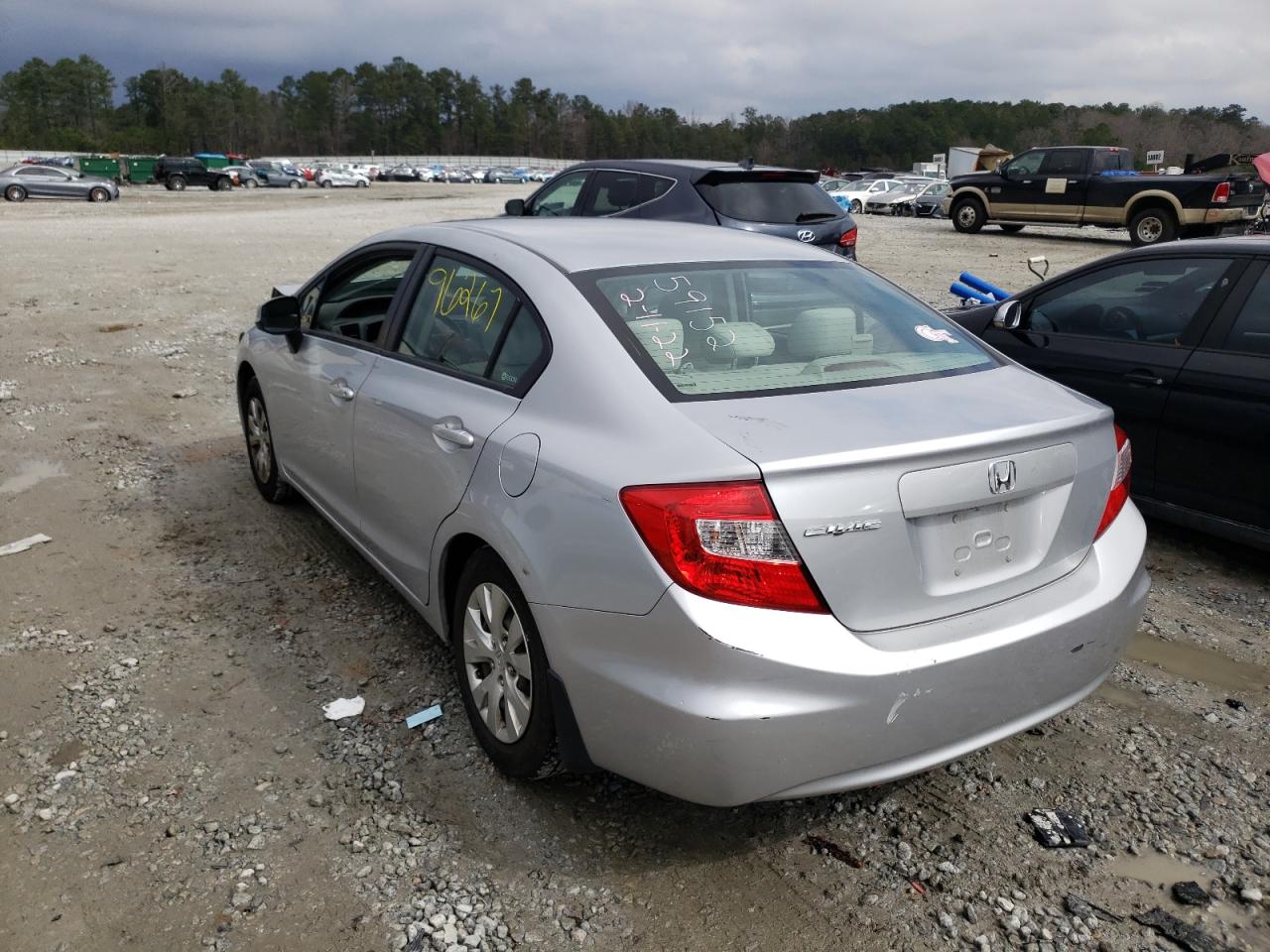 Photo 3 from auction – 2012 HONDA CIVIC LX with VIN 2HGFB2F54CH559152