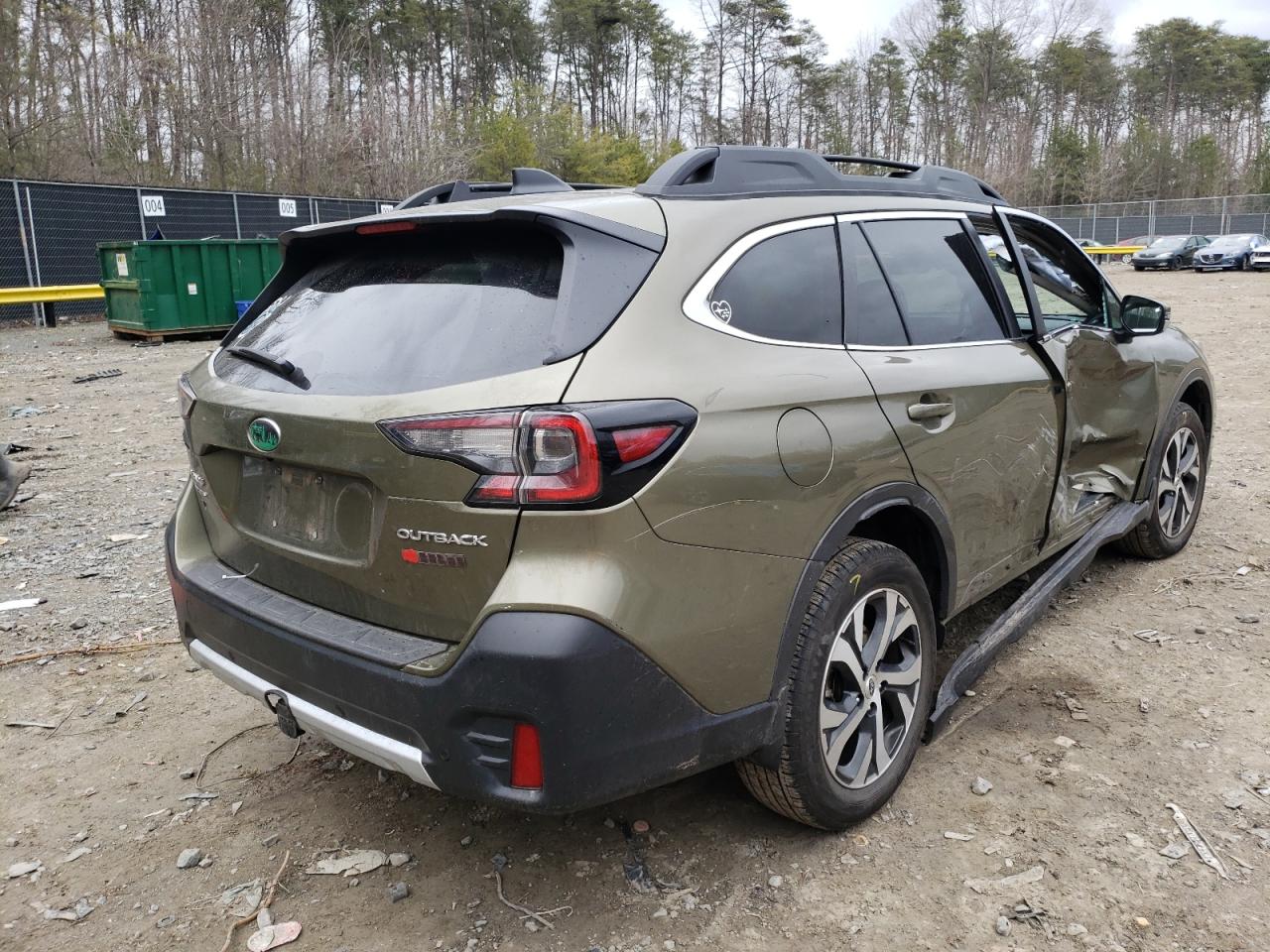 Photo 4 from auction – 2020 SUBARU OUTBACK LI with VIN 4S4BTANC9L3229431