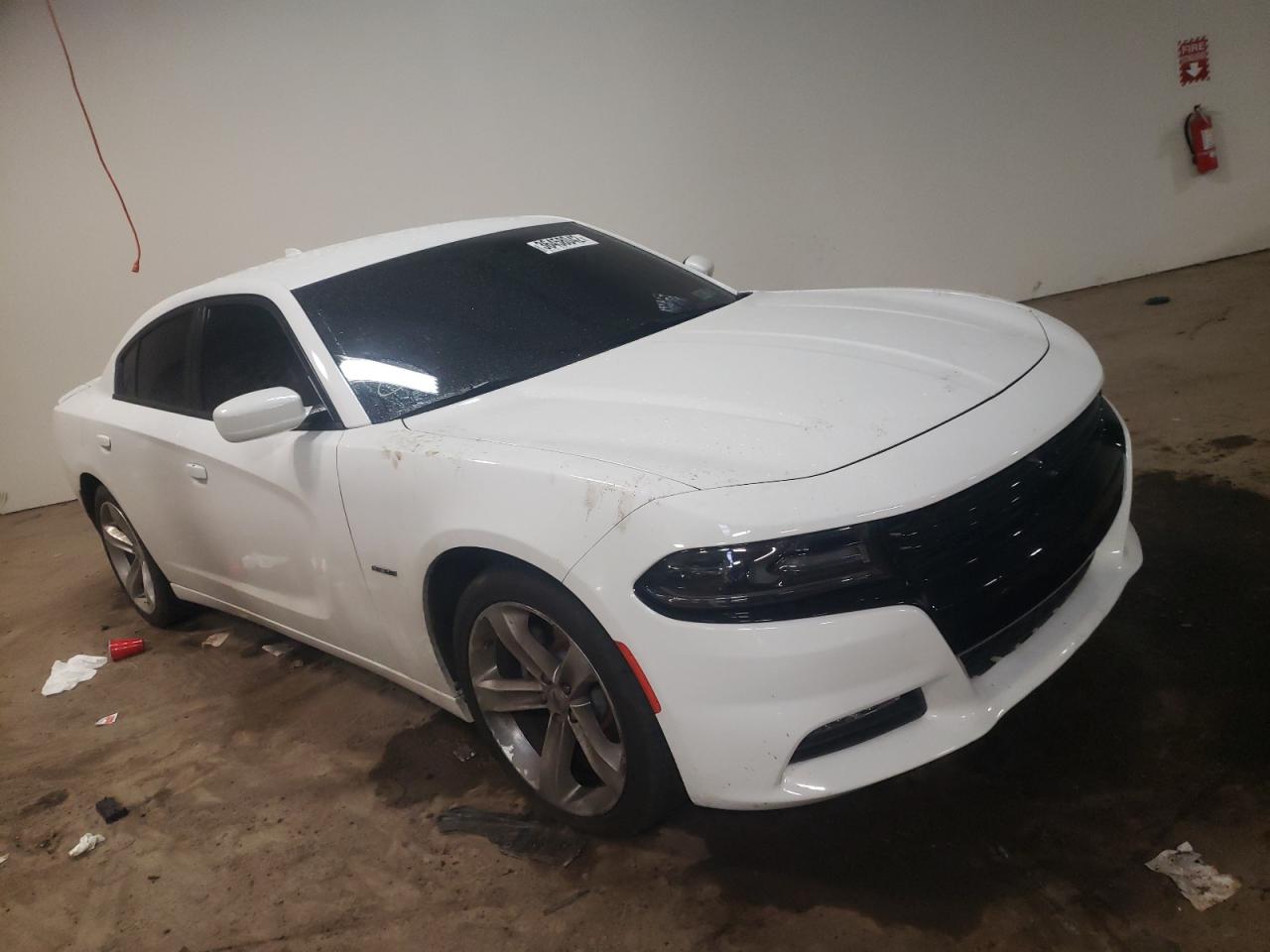 DODGE CHARGER R/ 2018 with VIN 2C3CDXCT6JH156304 - Photo from auction
