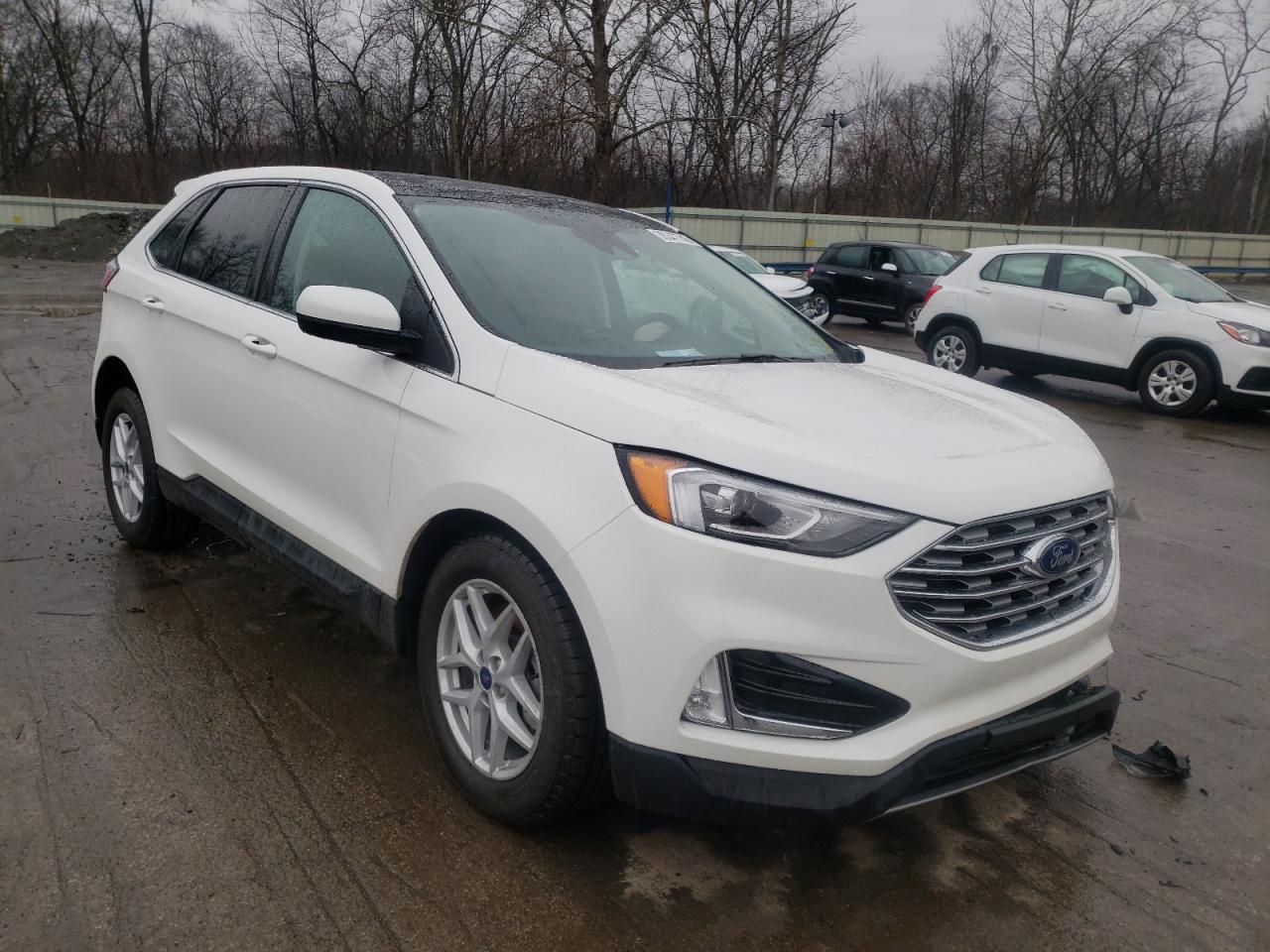FORD EDGE SEL 2021 with VIN 2FMPK4J94MBA61218 - Photo from auction