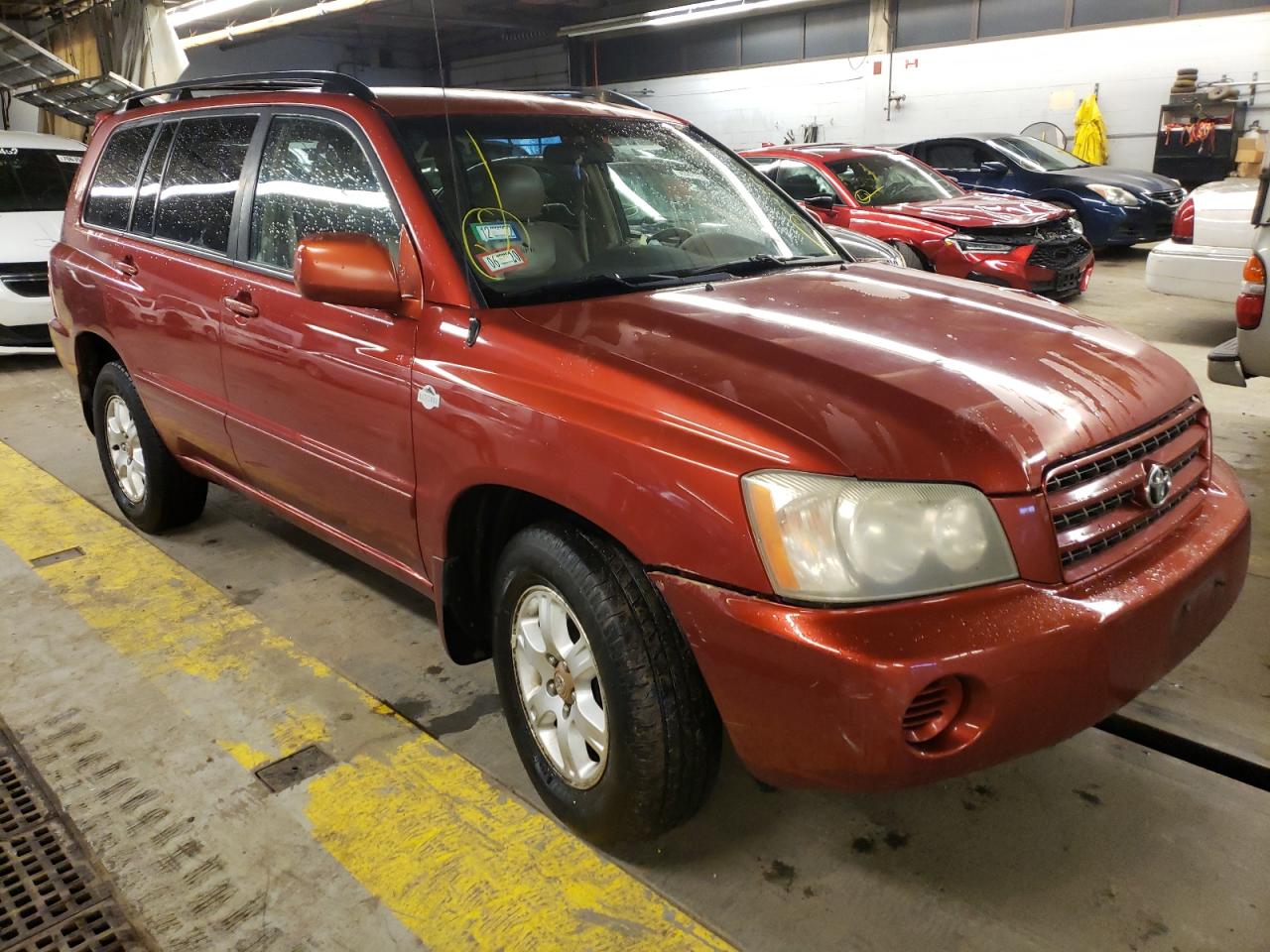 TOYOTA HIGHLANDER 2003 with VIN JTEGF21A430083125 - Photo from auction