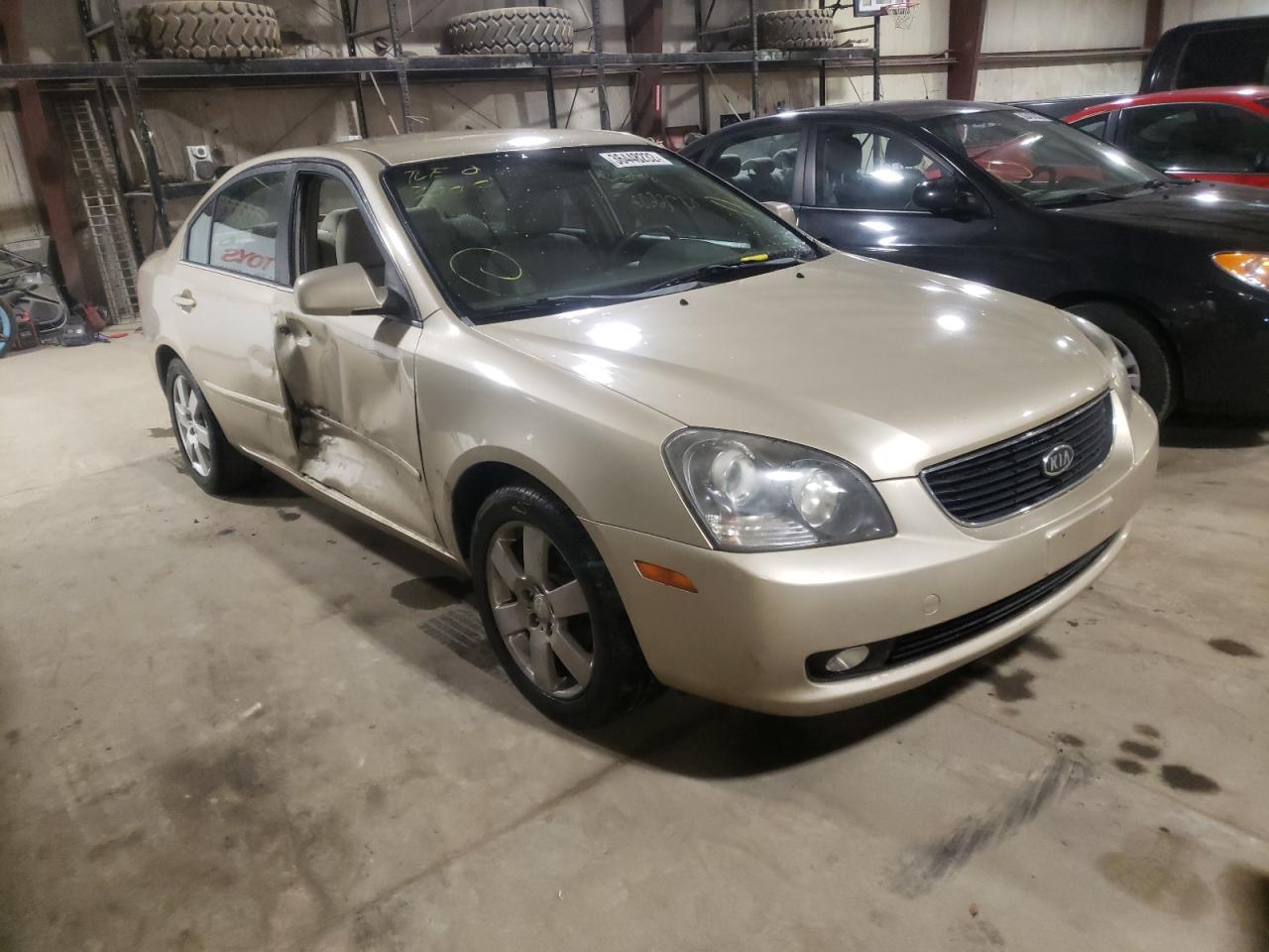KIA OPTIMA LX 2008 with VIN KNAGE124985237569 - Photo from auction