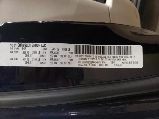 Photo 10 from auction – 2010 CHRYSLER TOWN AND C with VIN 2A4RR8D16AR414805