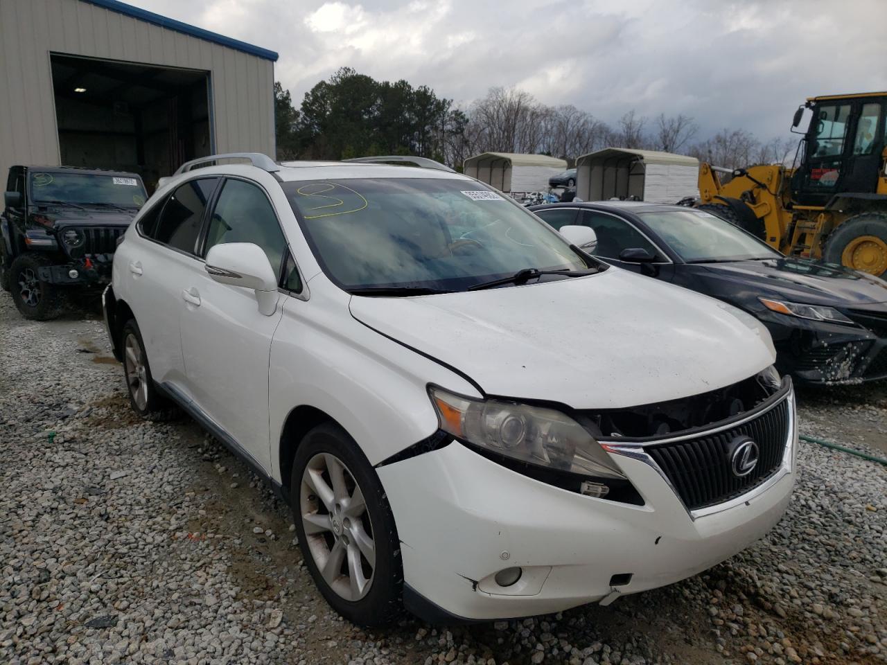 LEXUS RX 350 2010 with VIN 2T2ZK1BA0AC036710 - Photo from auction