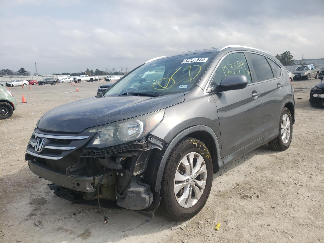 Photo 2 from auction – 2012 HONDA CR-V EXL with VIN 2HKRM3H76CH513758