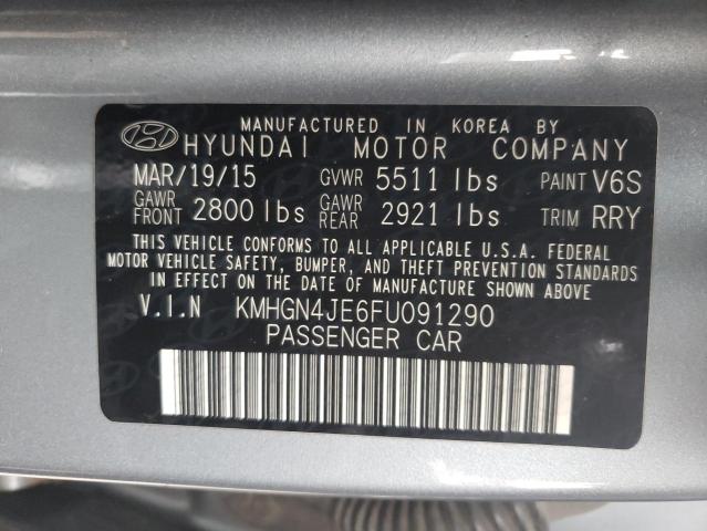 Photo 10 from auction – 2015 HYUNDAI GENESIS 3. with VIN KMHGN4JE6FU091290