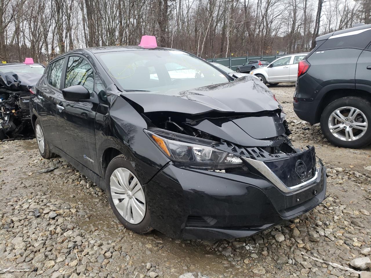 NISSAN LEAF S 2019 with VIN 1N4AZ1CP4KC321961 - Photo from auction
