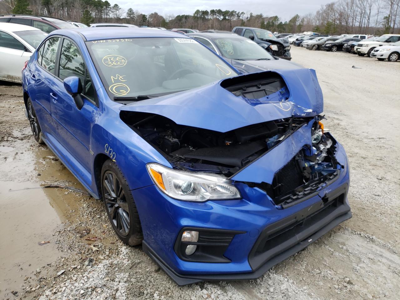 SUBARU WRX 2019 with VIN JF1VA1A69K9829570 - Photo from auction
