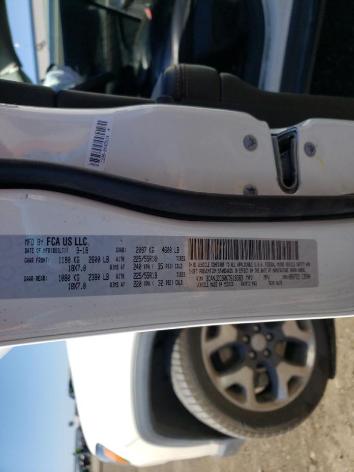 Foto 10 de la subasta – 2019 JEEP COMPASS LI con VIN 3C4NJDCB0KT618383