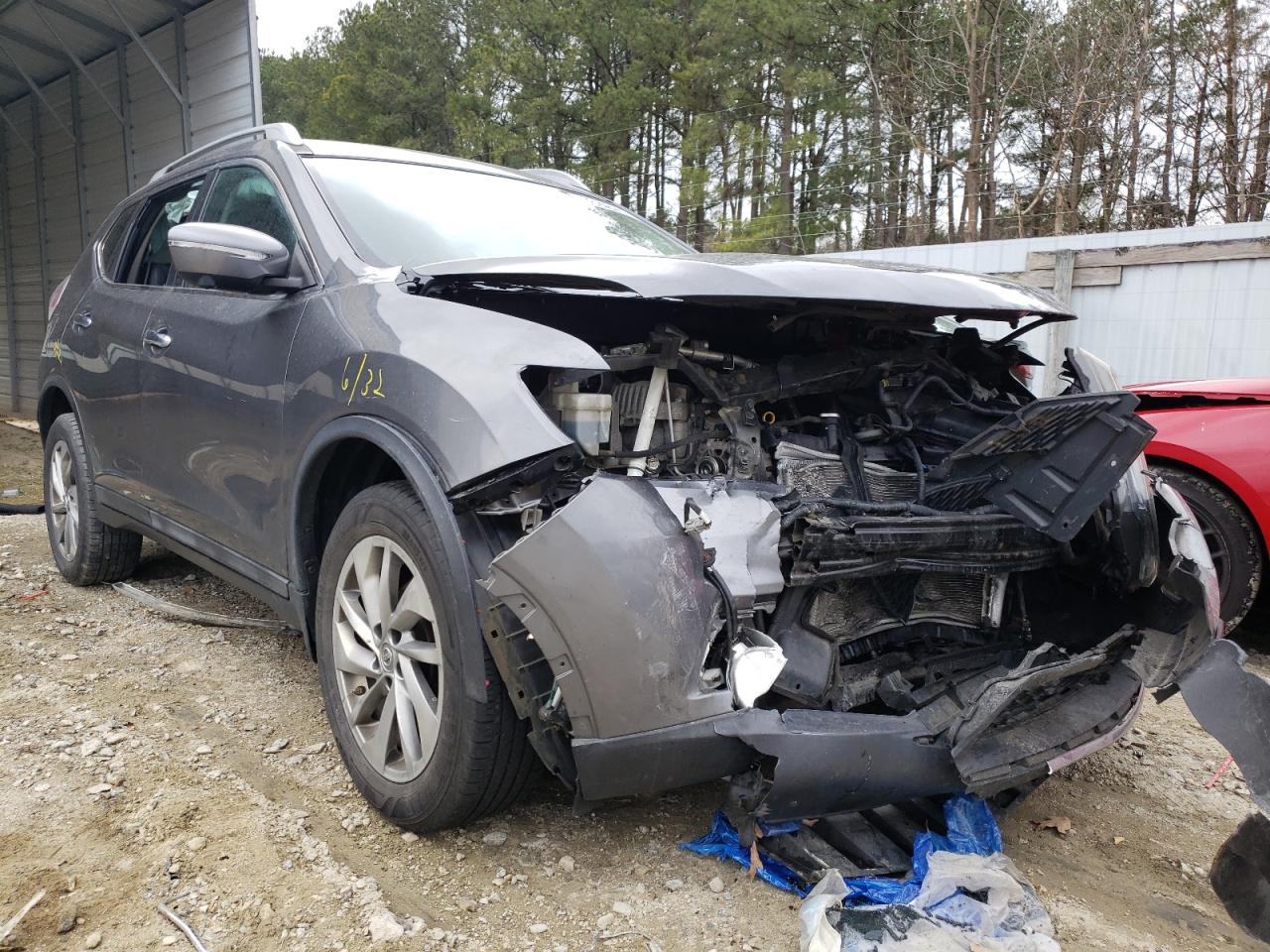 NISSAN ROGUE S 2014 with VIN 5N1AT2MV2EC873019 - Photo from auction
