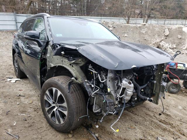 TOYOTA HIGHLANDER 2021 with VIN 5TDGZRBH7MS074434 - Photo from auction