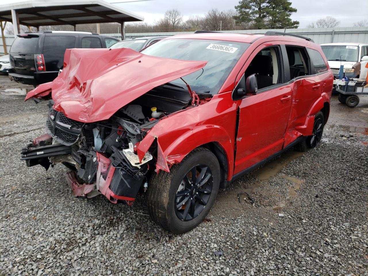 Photo 2 from auction – 2020 DODGE JOURNEY SE with VIN 3C4PDCABXLT278125