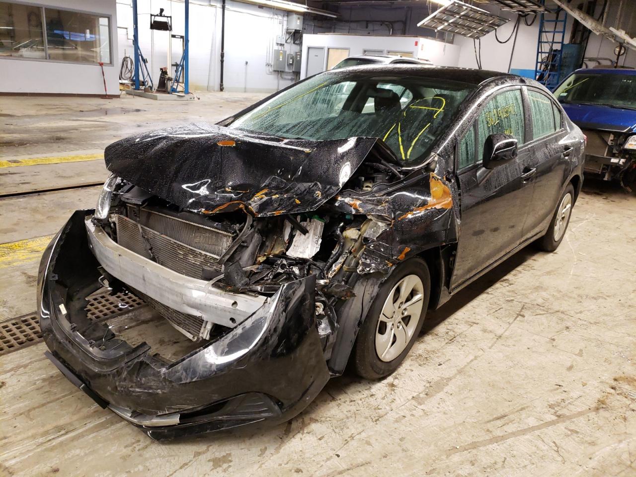 Photo 2 from auction – 2013 HONDA CIVIC LX with VIN 2HGFB2F53DH572119